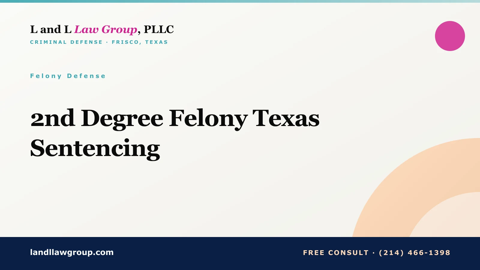2nd Degree Felony Texas Sentencing