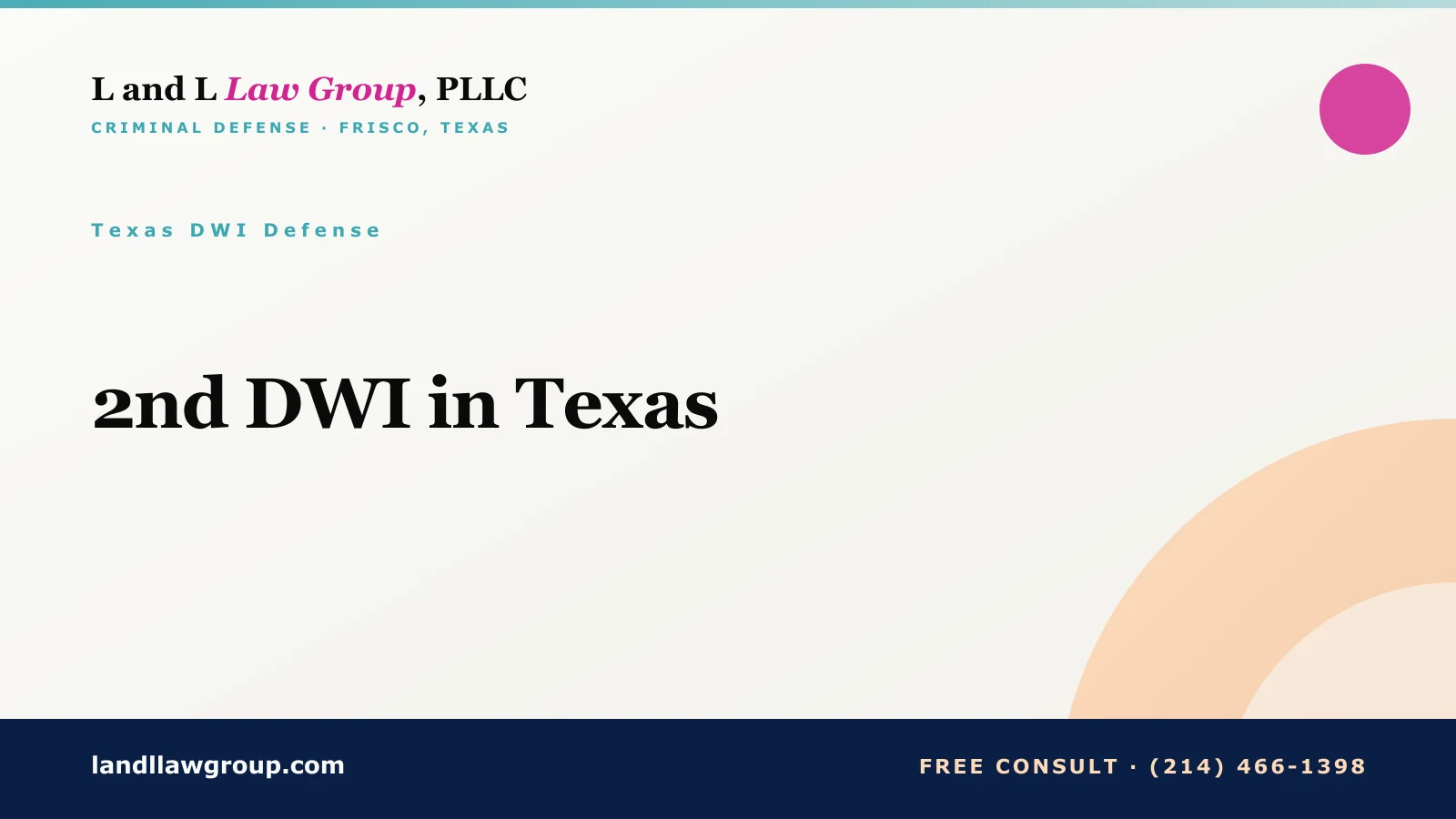 2nd DWI in Texas