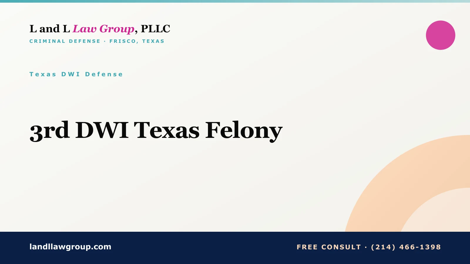 3rd DWI Texas Felony