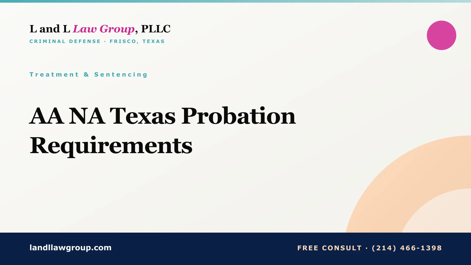 AA NA Texas Probation Requirements