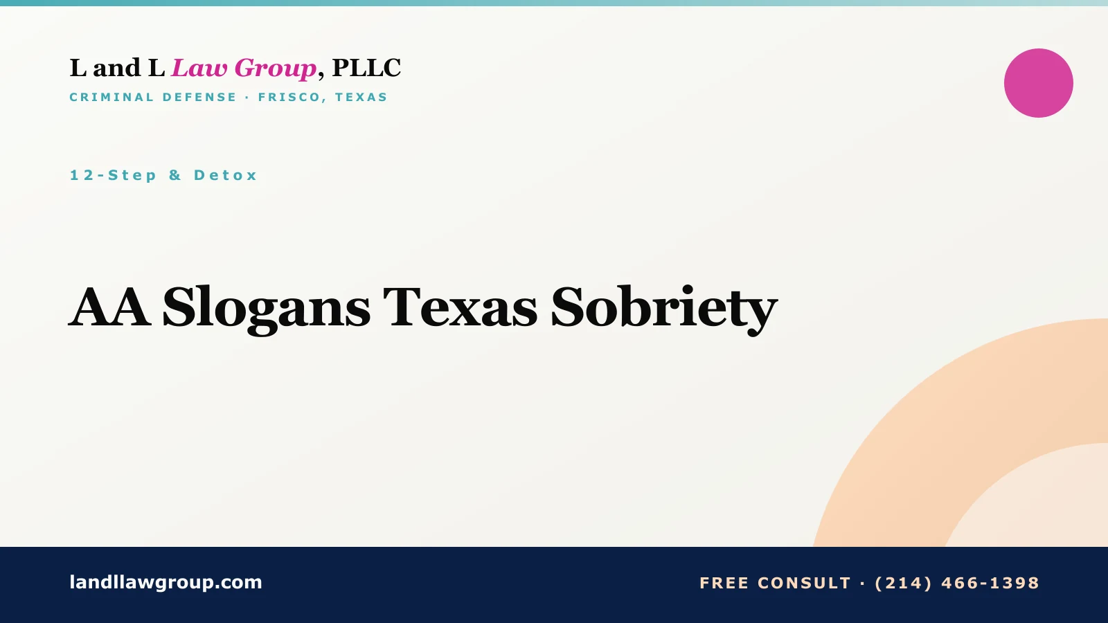 AA Slogans Texas Sobriety