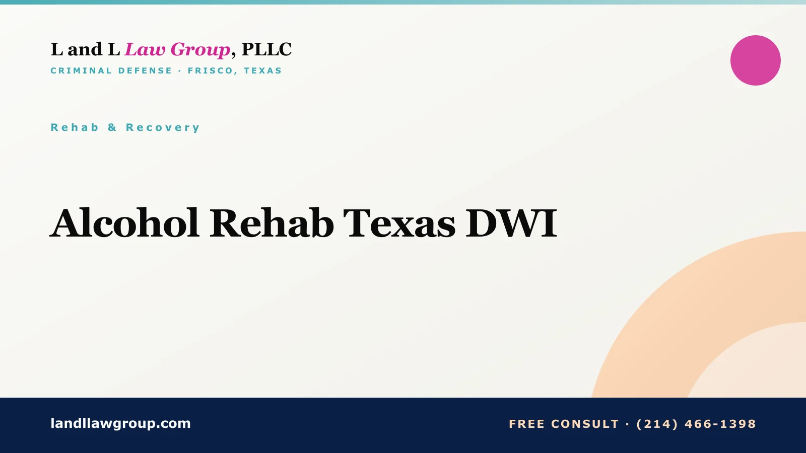 Alcohol Rehab Texas DWI