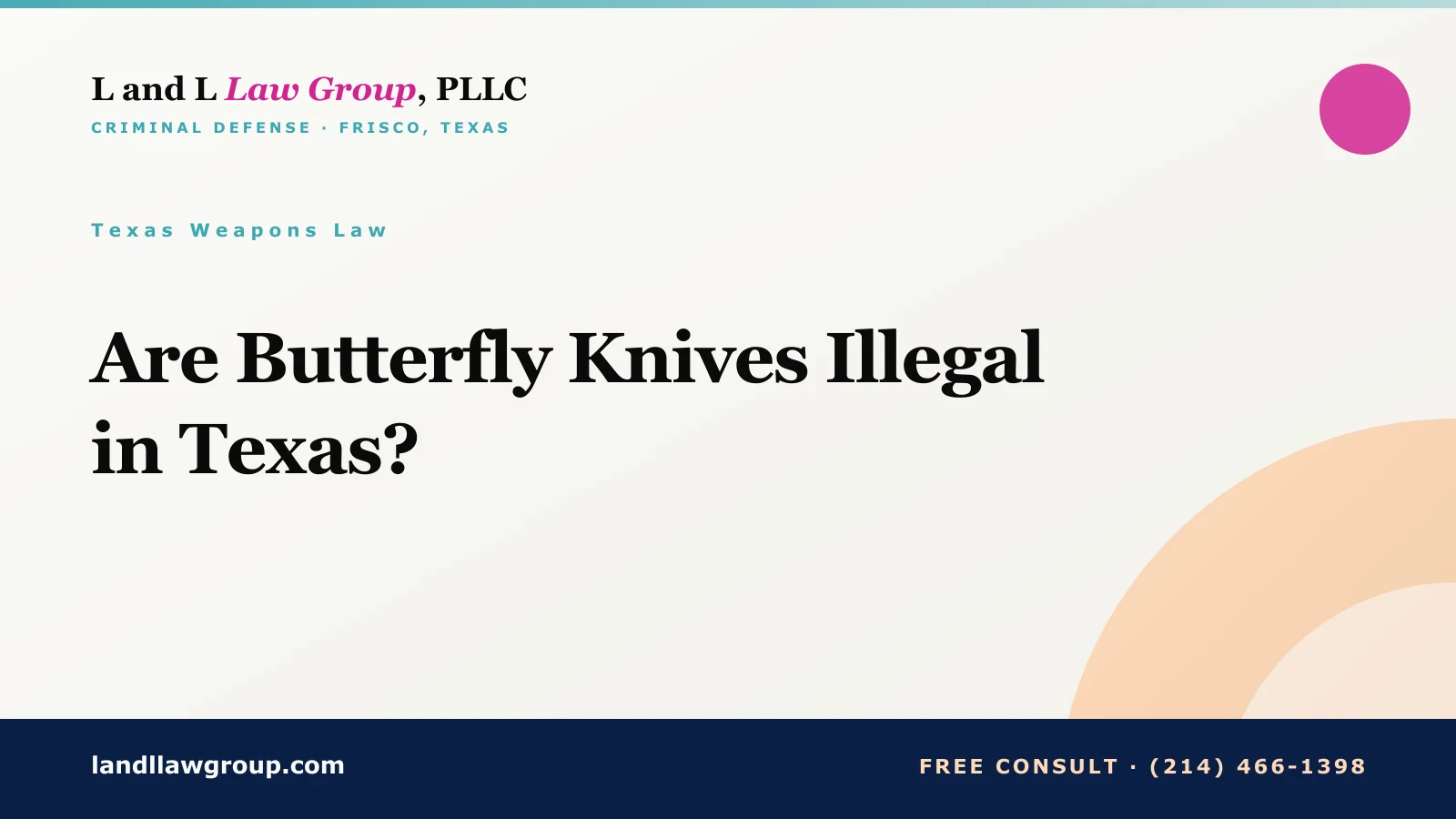 Are Butterfly Knives Illegal in Texas?