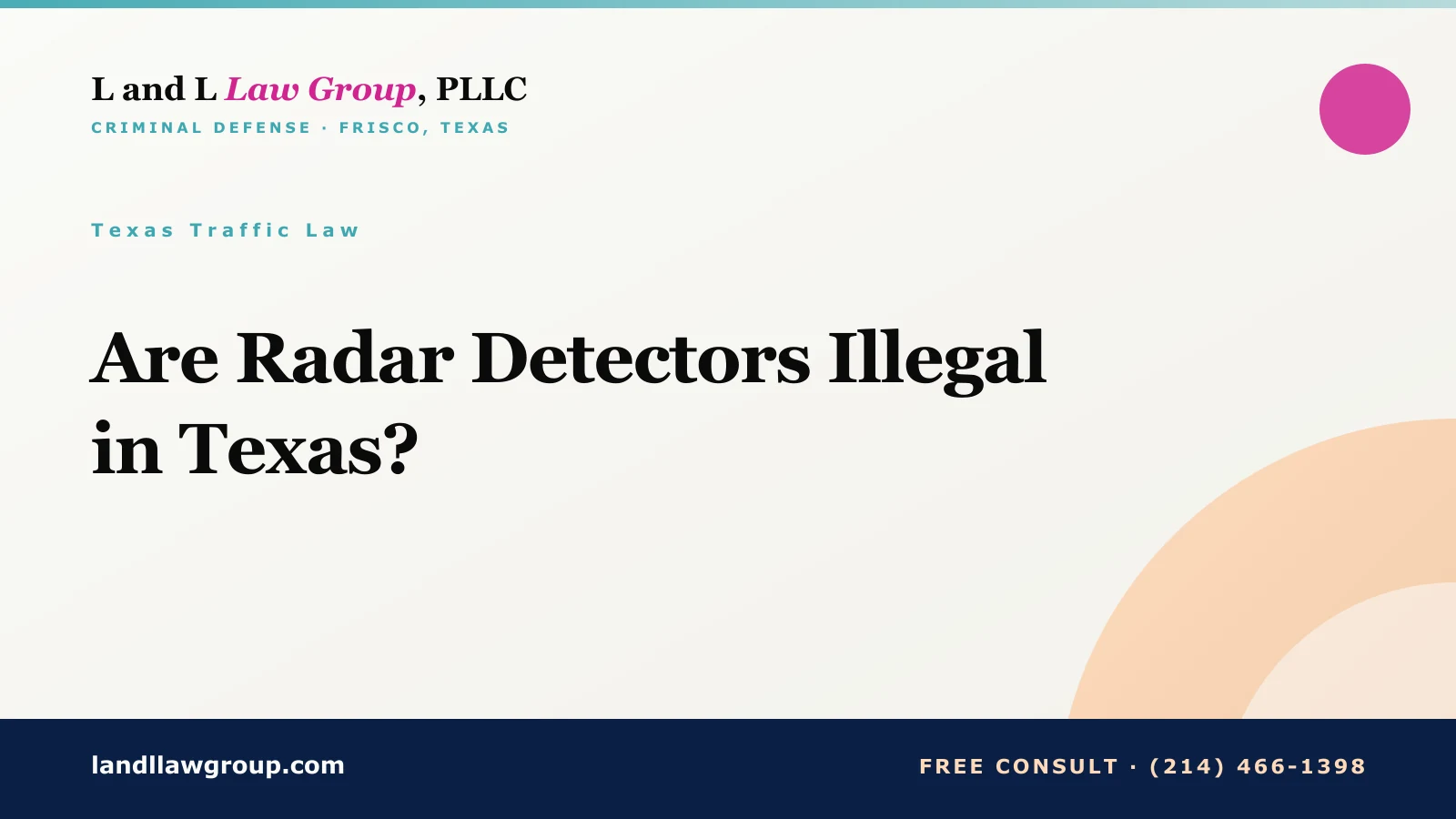 Are Radar Detectors Illegal in Texas?
