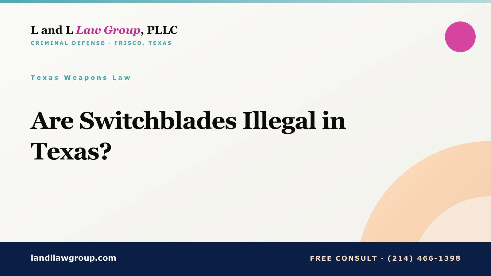 Are Switchblades Illegal in Texas?