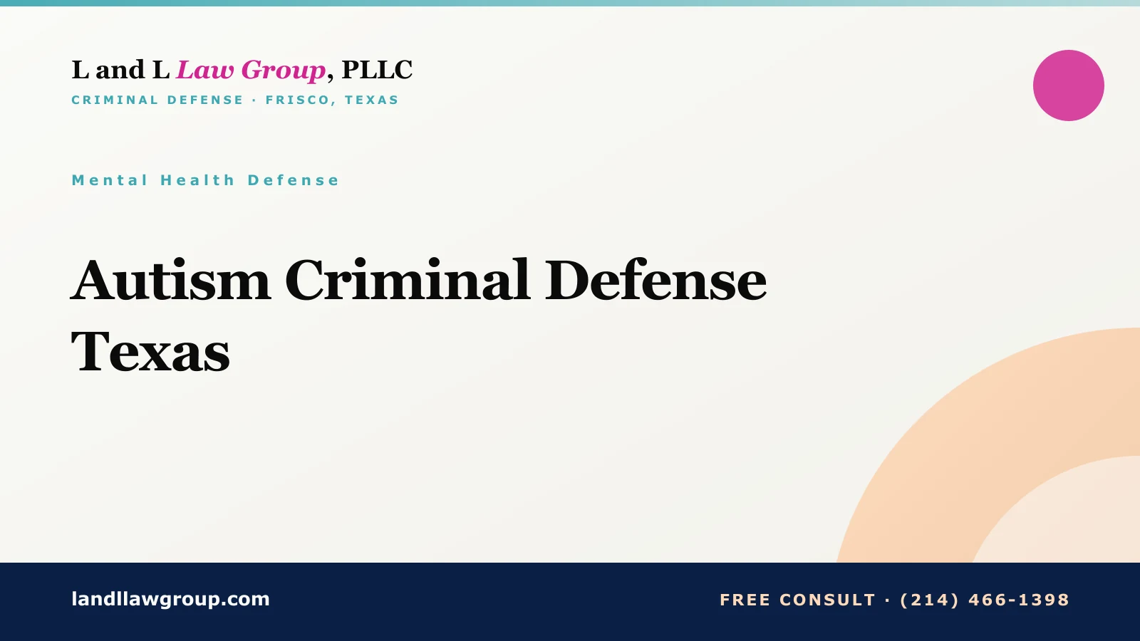 Autism Criminal Defense Texas