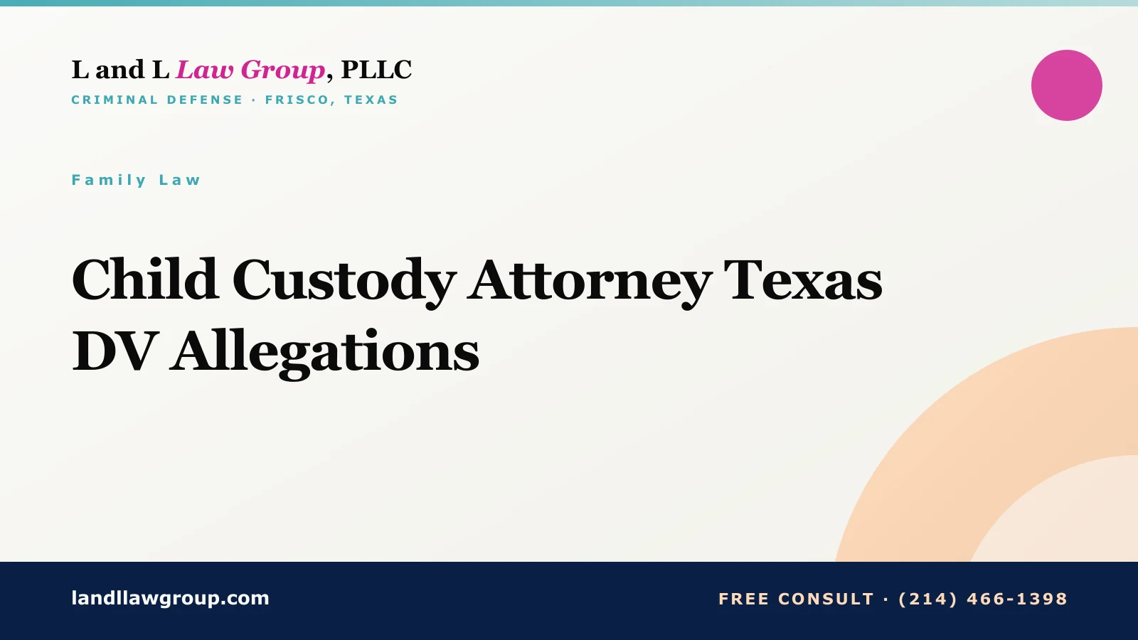 Child Custody Attorney Texas DV Allegations