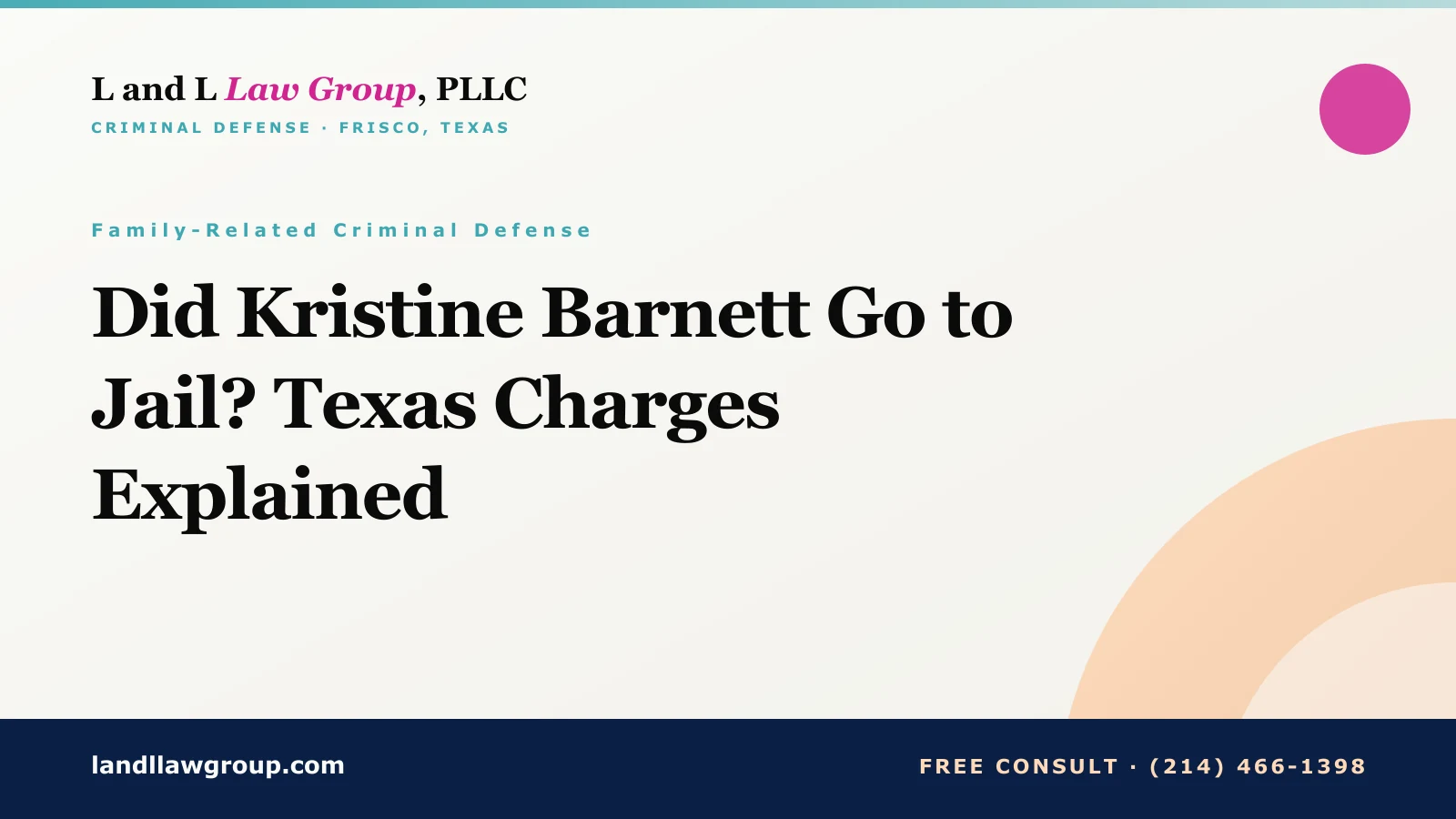 Did Kristine Barnett Go to Jail? Texas Charges Explained