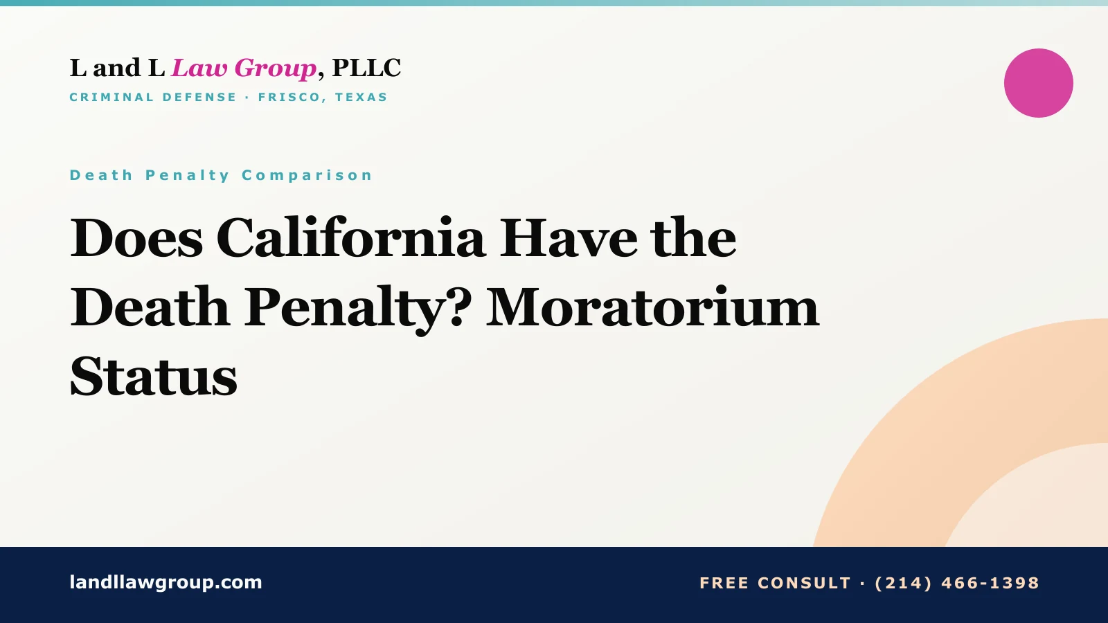 Does California Have the Death Penalty? Moratorium Status