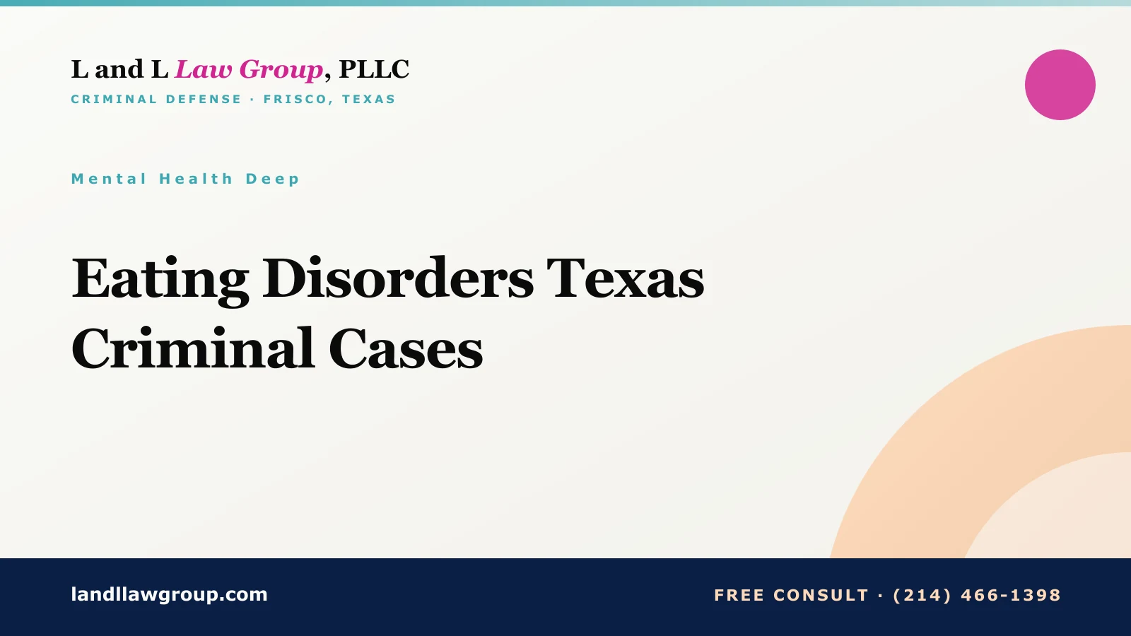 Eating Disorders Texas Criminal Cases