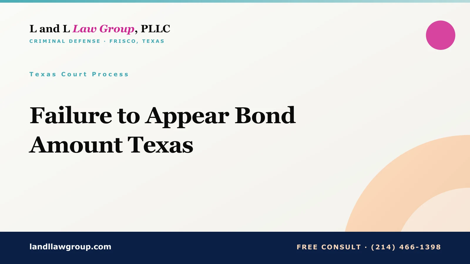 Failure to Appear Bond Amount Texas
