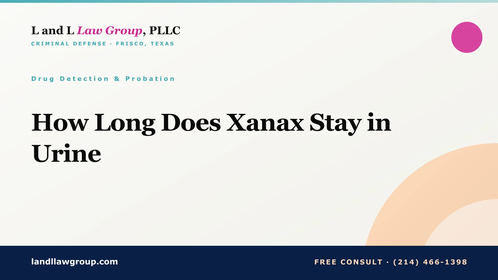 How Long Does Xanax Stay in Urine
