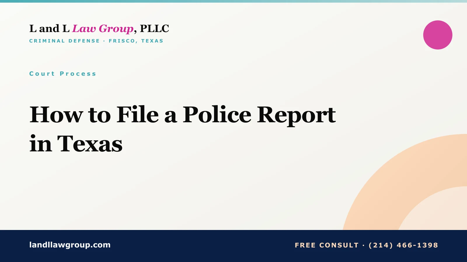 How to File a Police Report in Texas