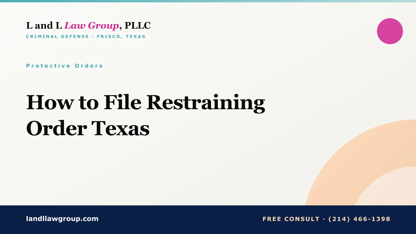 How to File Restraining Order Texas