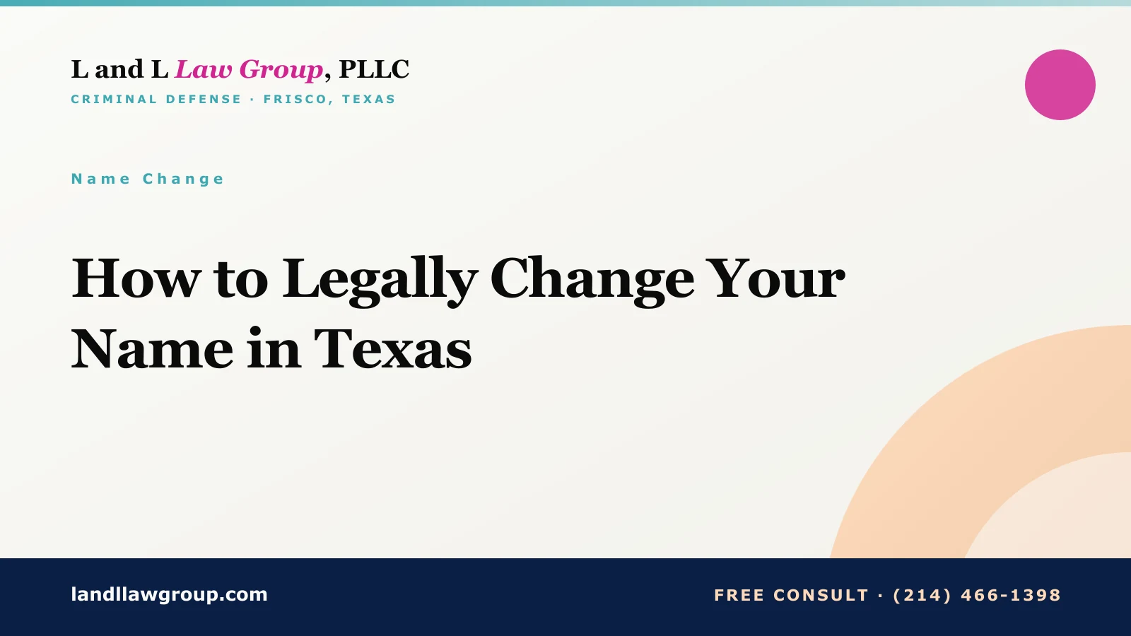 How to Legally Change Your Name in Texas