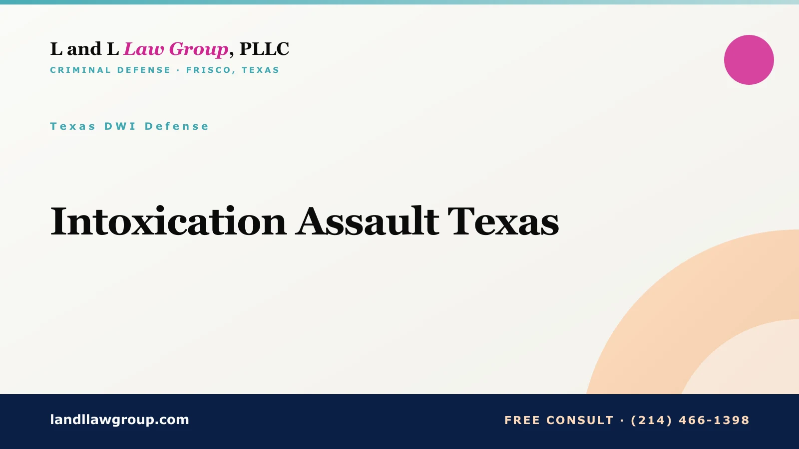 Intoxication Assault Texas