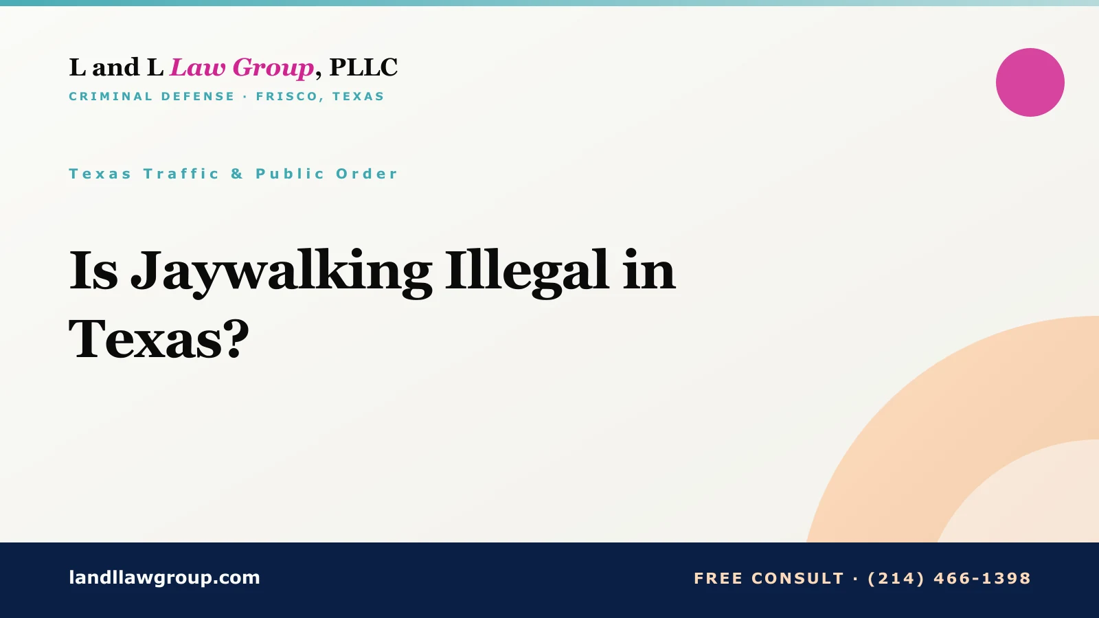 Is Jaywalking Illegal in Texas?