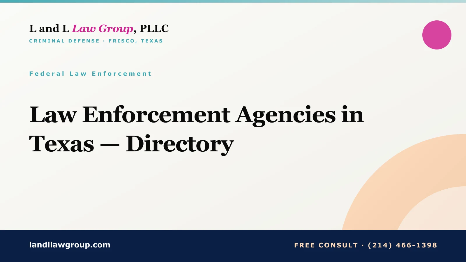 Law Enforcement Agencies in Texas — Directory