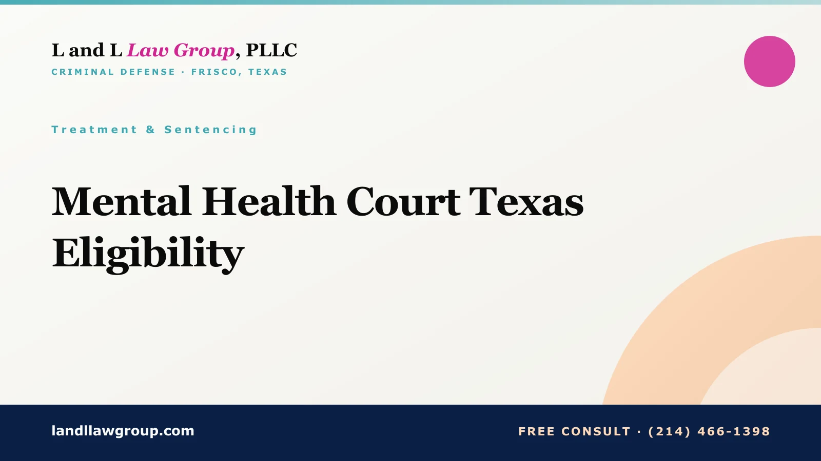 Mental Health Court Texas Eligibility