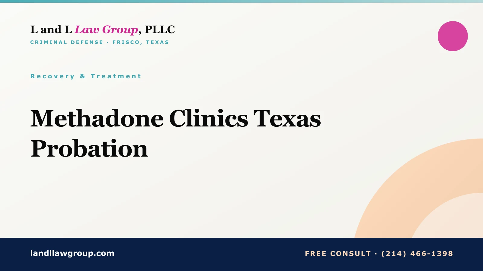 Methadone Clinics Texas Probation