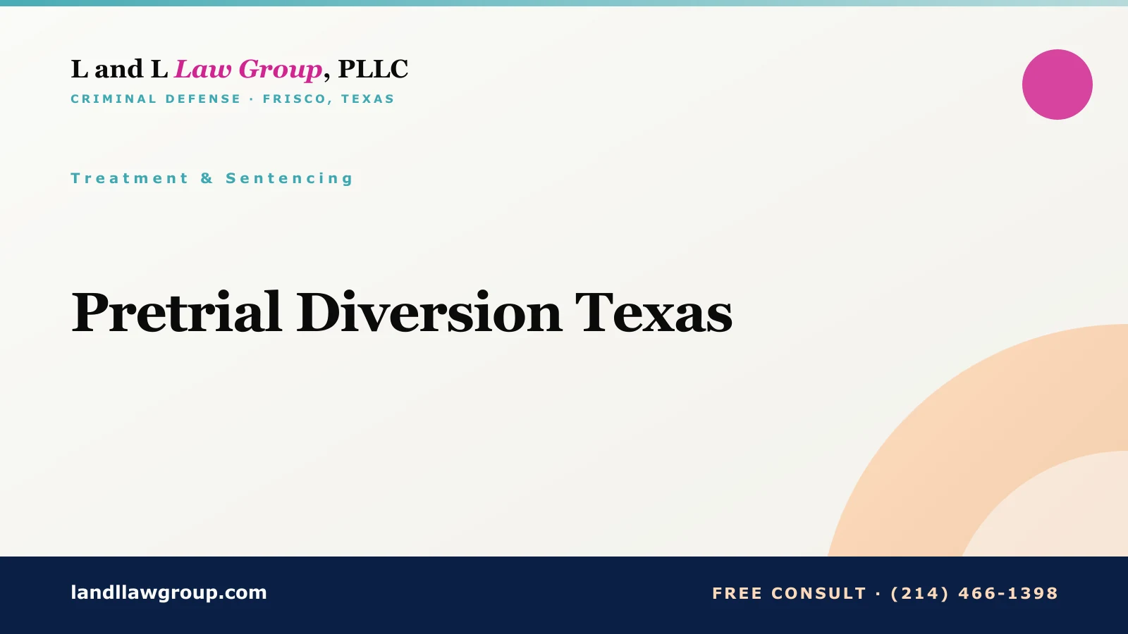 Pretrial Diversion Texas
