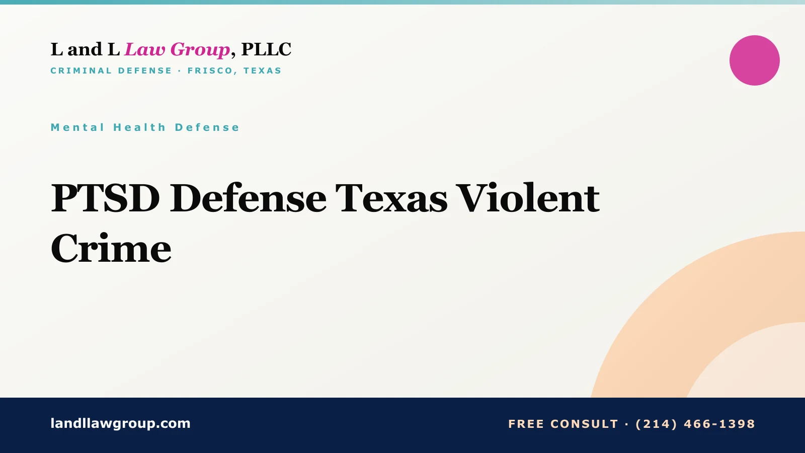 PTSD Defense Texas Violent Crime