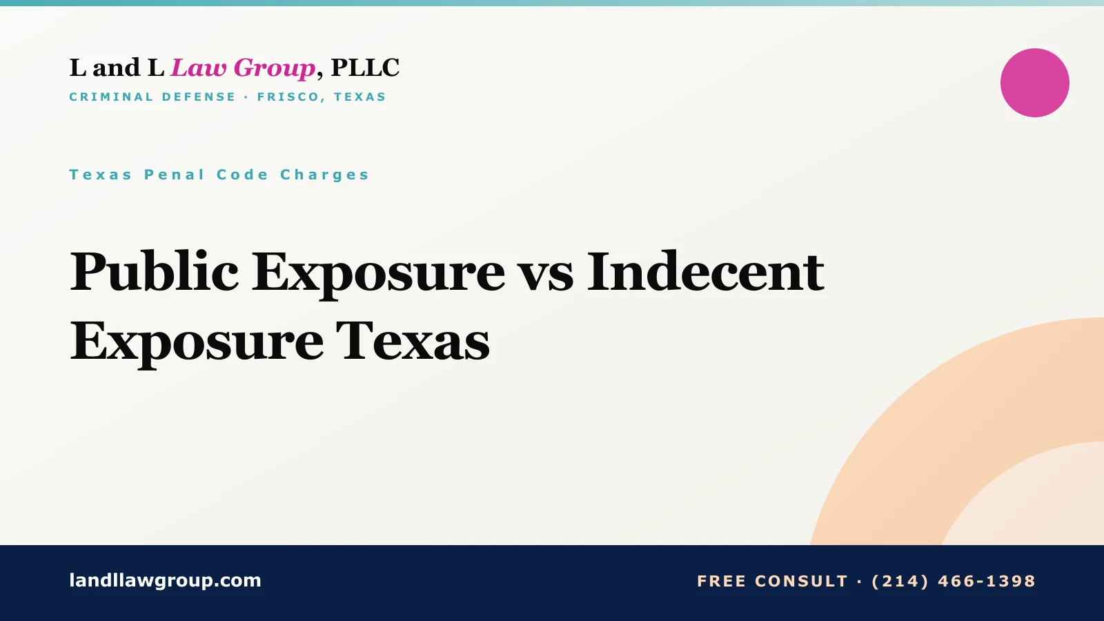 Public Exposure vs Indecent Exposure Texas