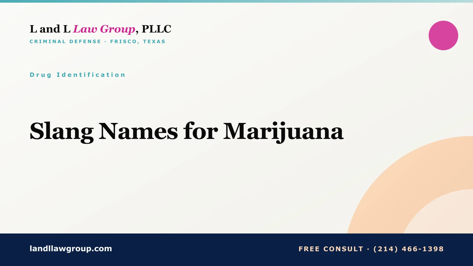 Slang Names for Marijuana