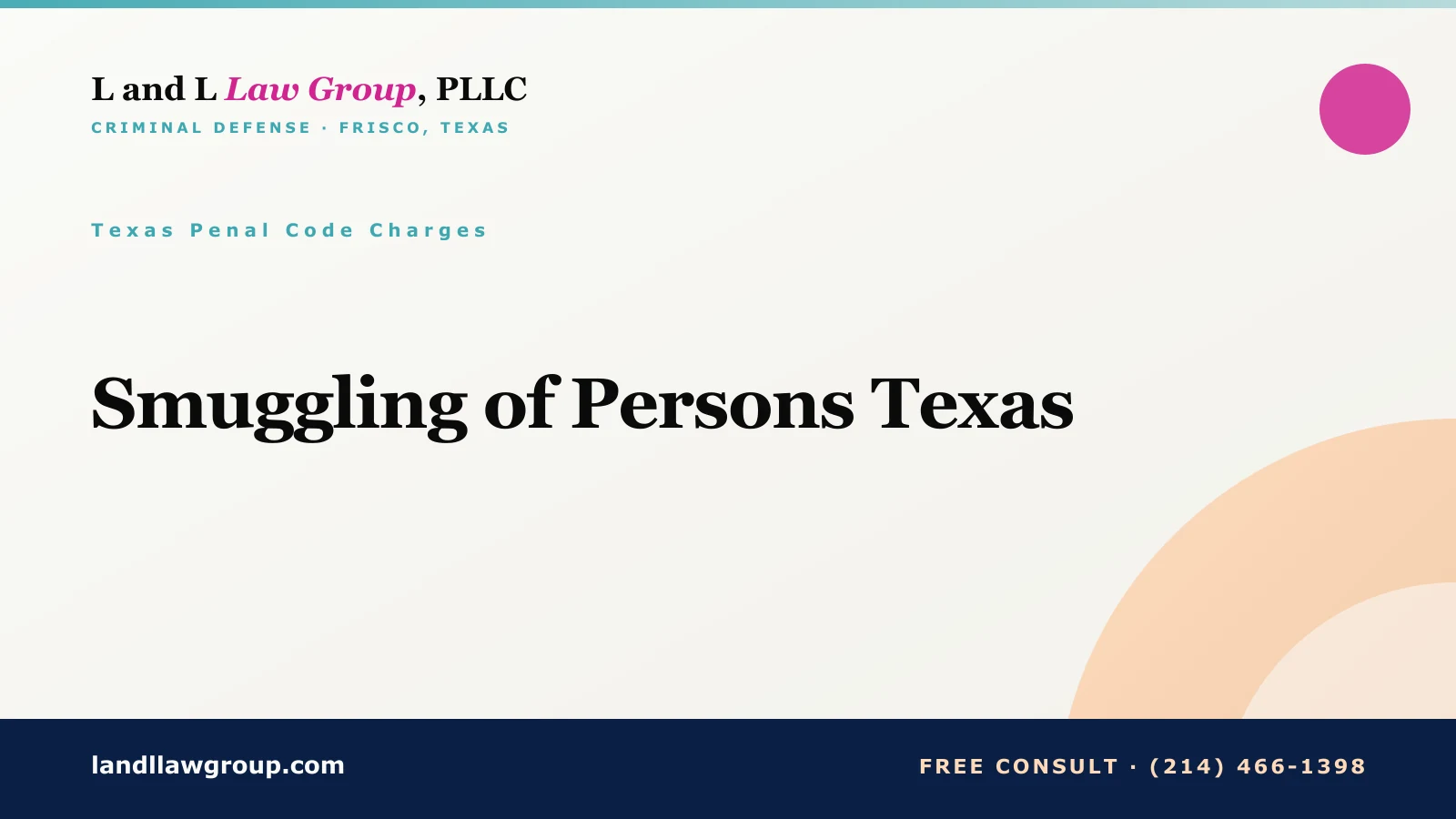Smuggling of Persons Texas