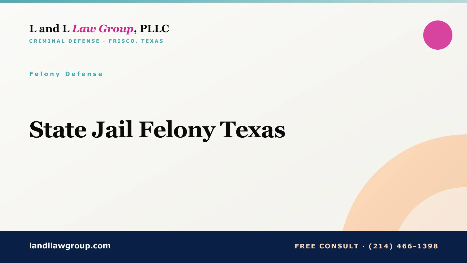 State Jail Felony Texas
