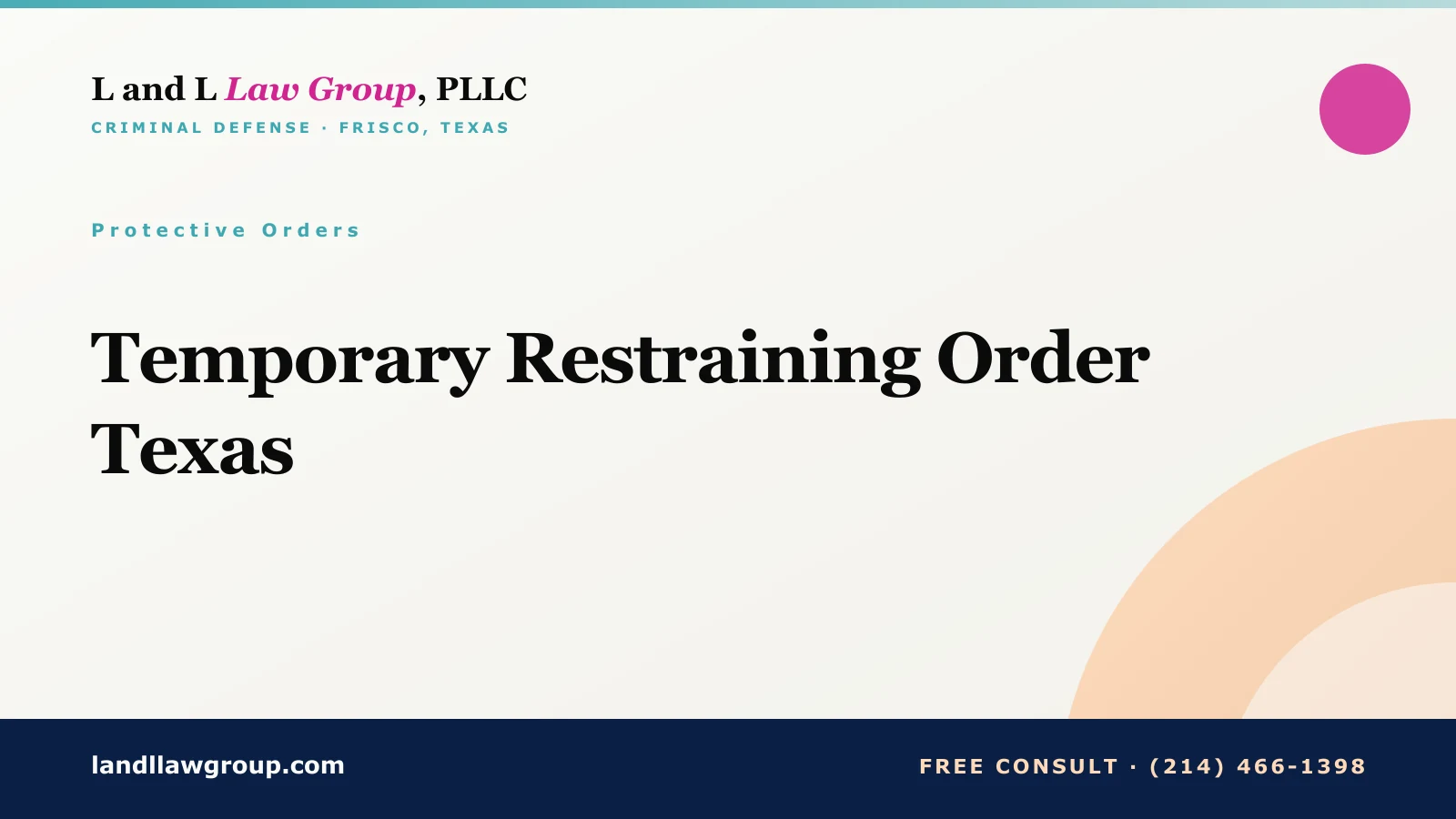 Temporary Restraining Order Texas