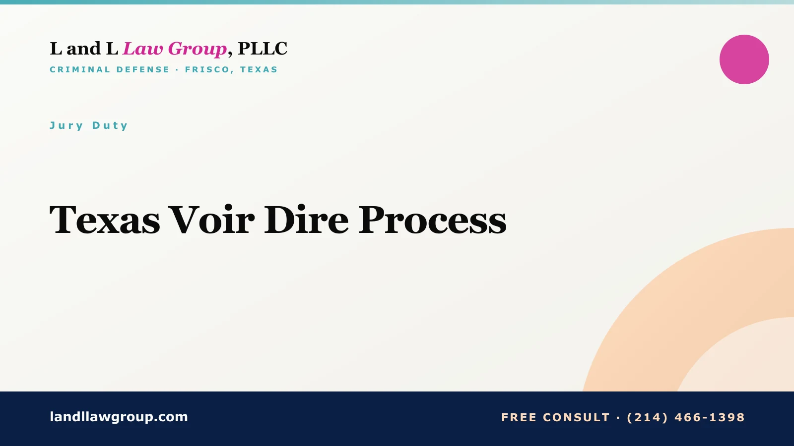 Texas Voir Dire Process