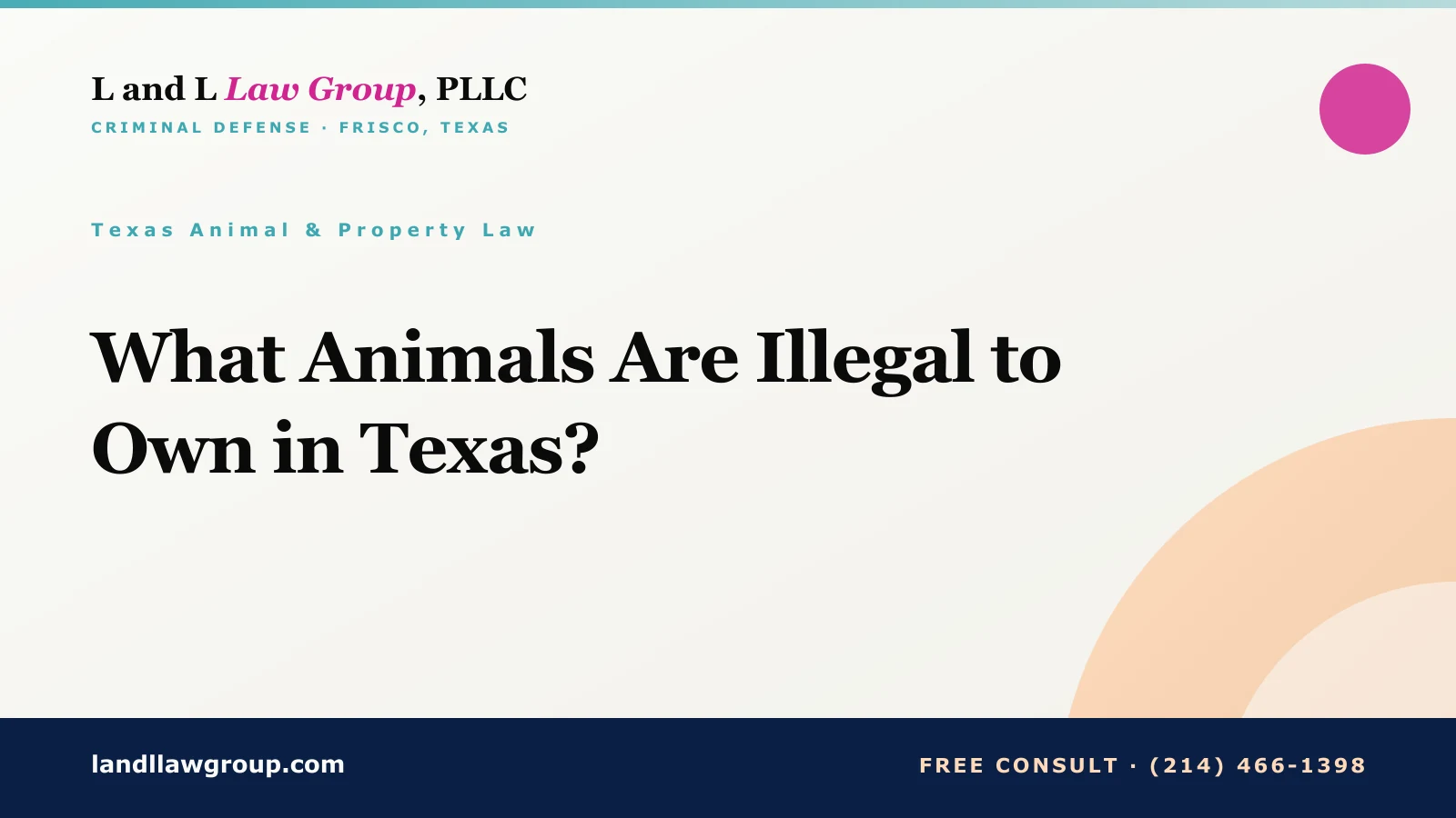 What Animals Are Illegal to Own in Texas?