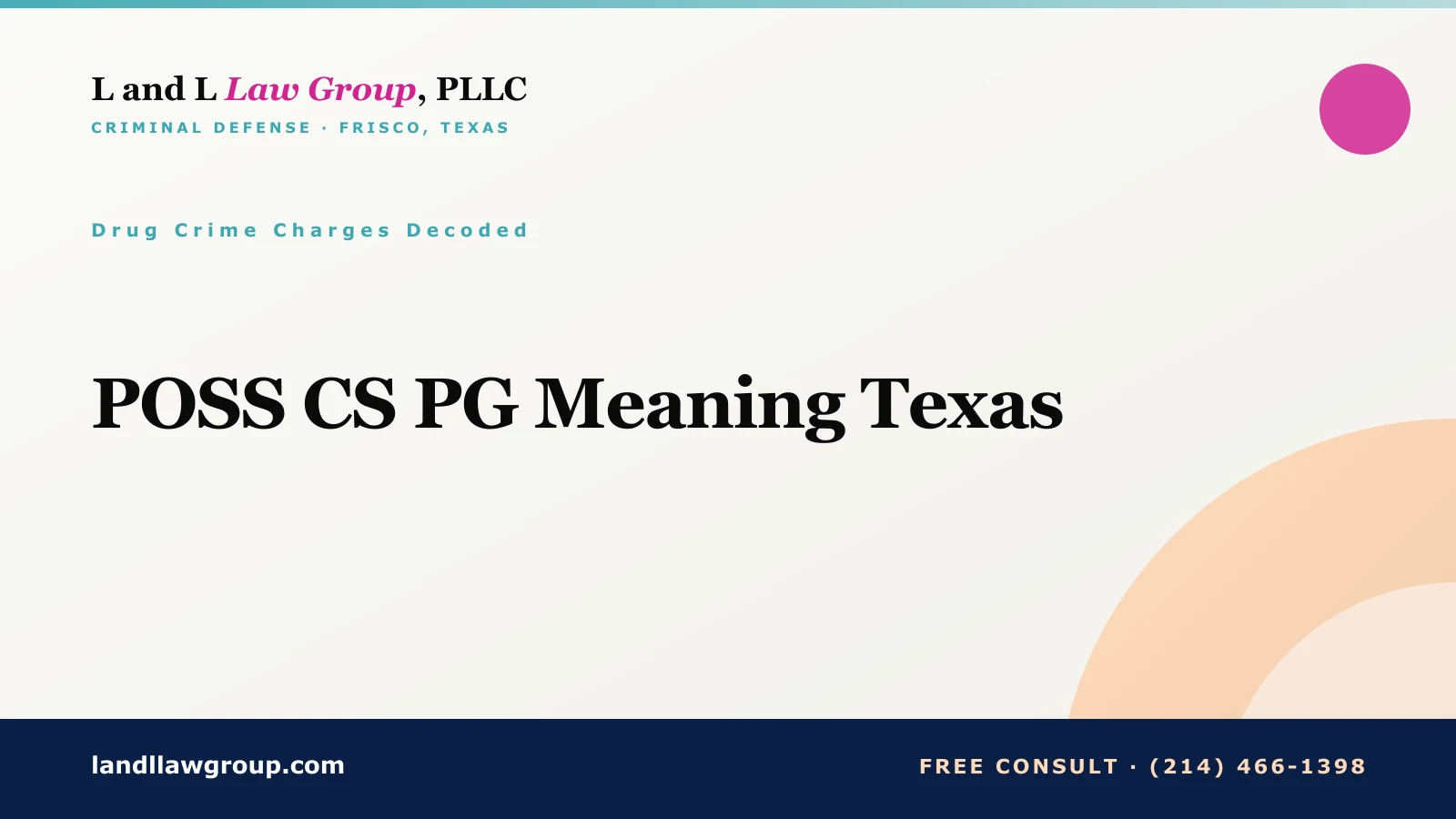 POSS CS PG Meaning Texas
