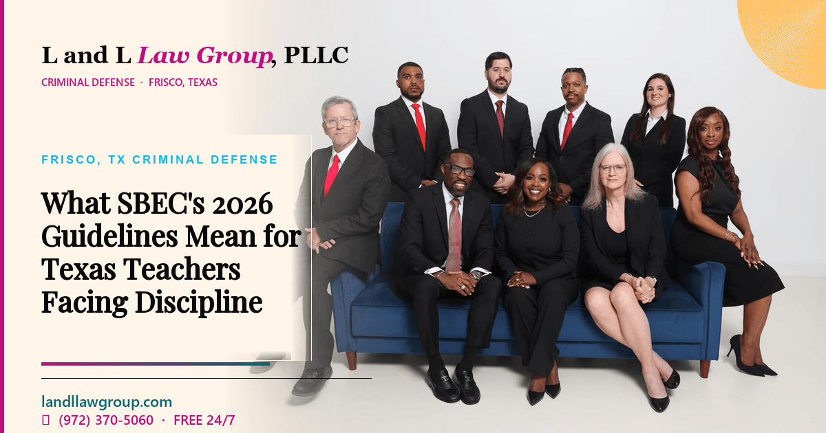 What SBEC's 2026 Guidelines Mean for Texas Teachers | L&L