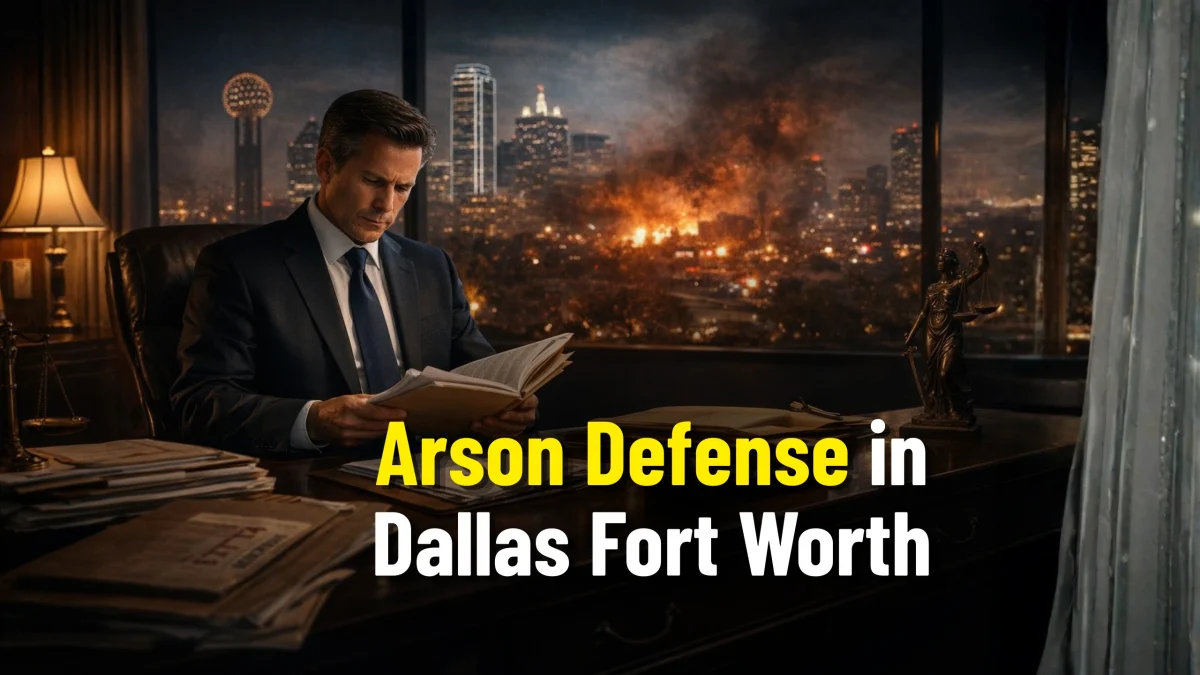 Arson Defense in Dallas Fort Worth