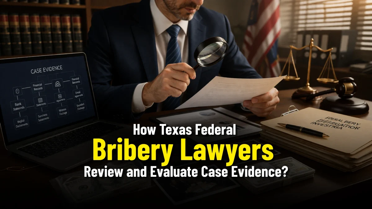 How Texas Federal Bribery Lawyers Review and Evaluate Case Evidence