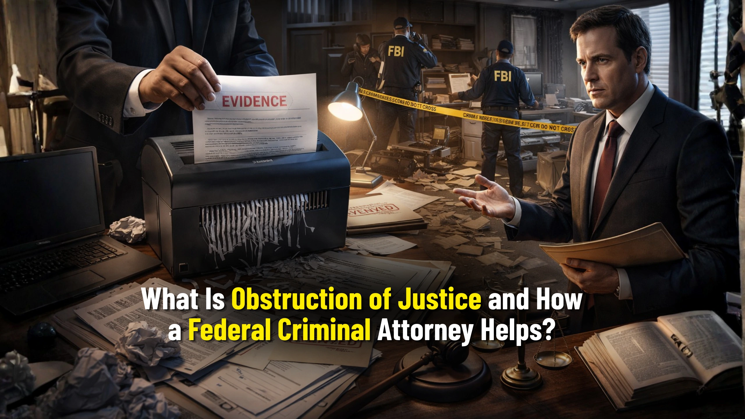 What Is Obstruction of Justice and How a Federal Criminal Attorney Helps