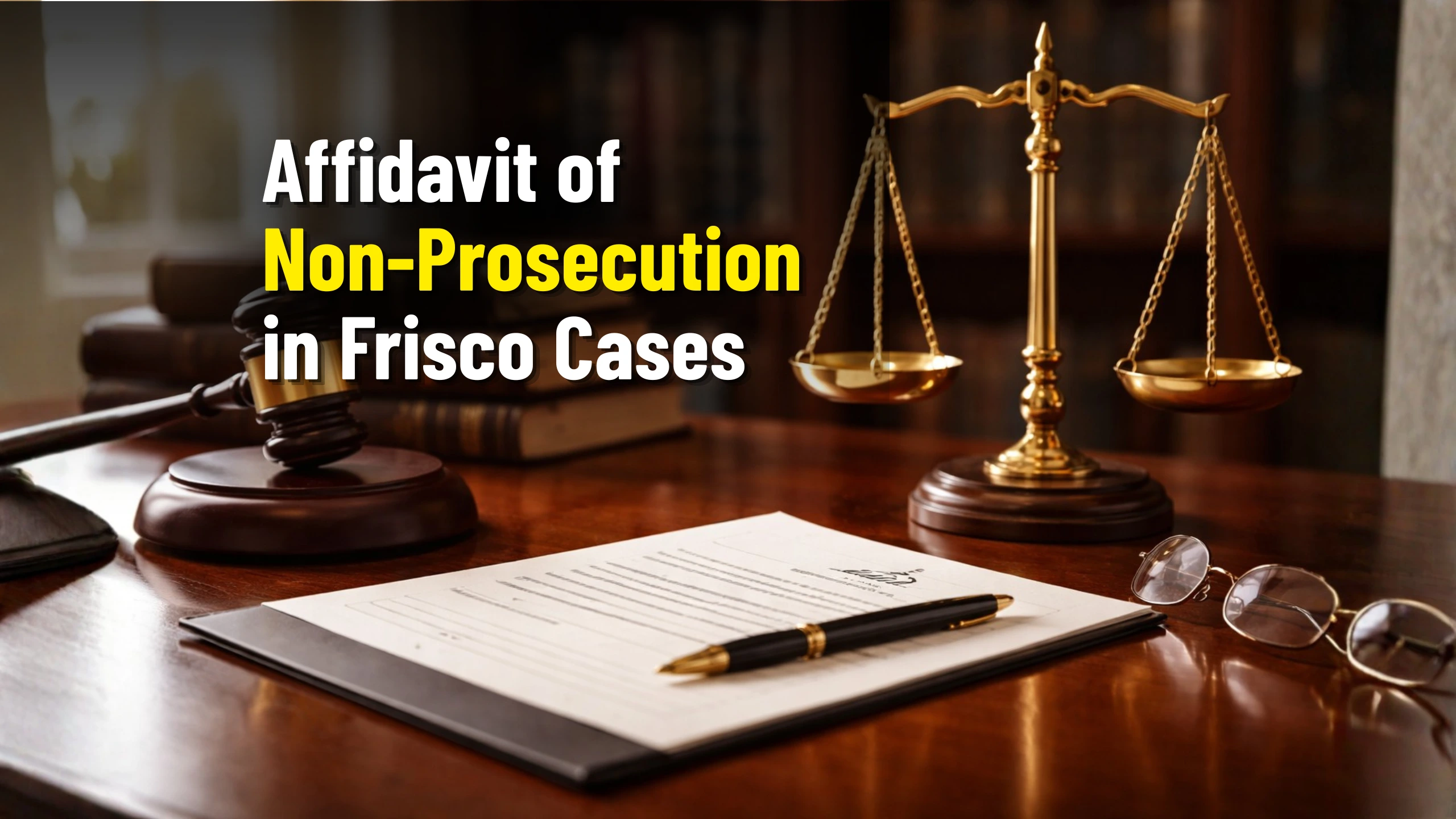 Affidavit of Non-Prosecution in Frisco Criminal Cases