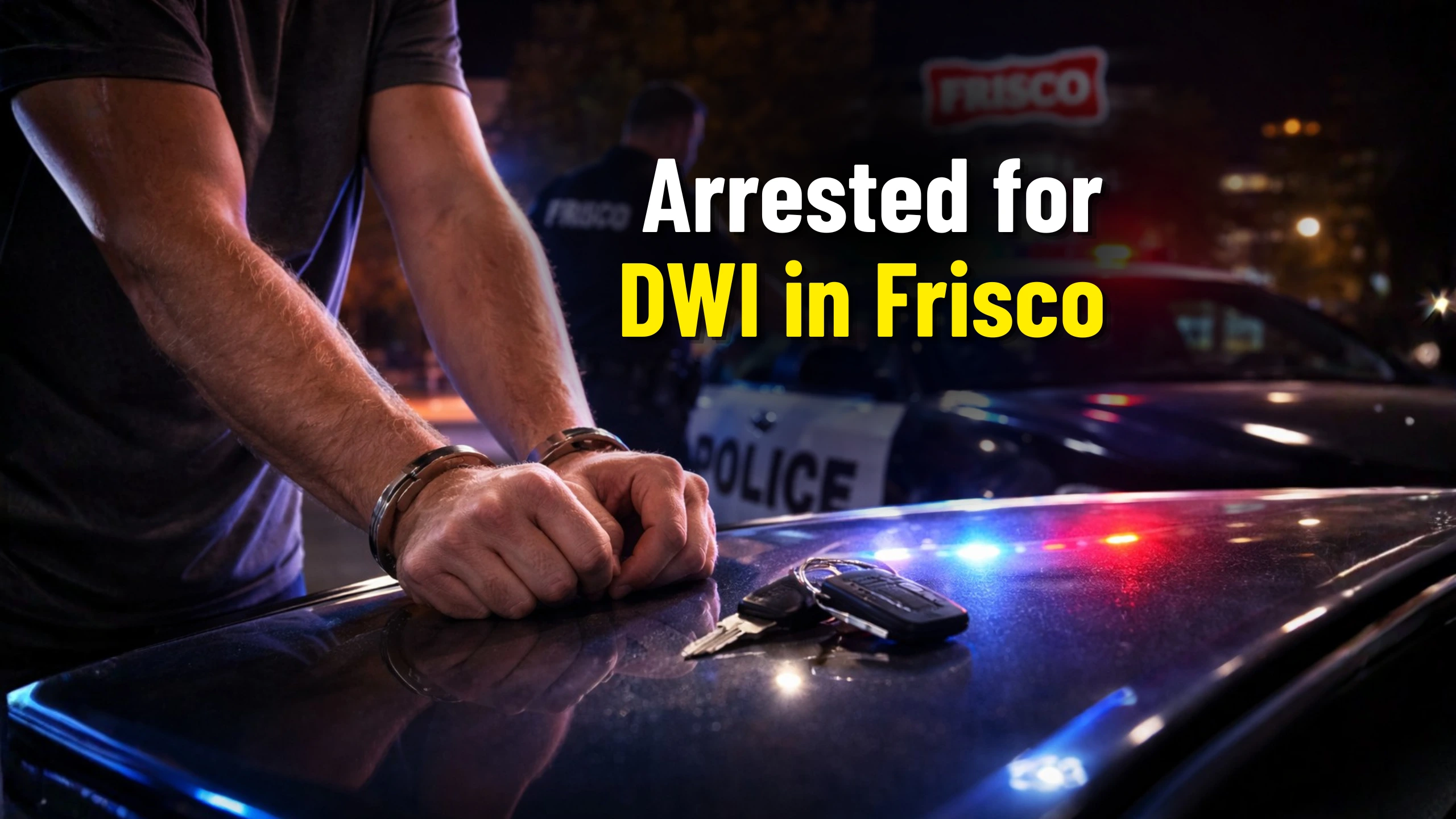 Arrested for DWI in Frisco