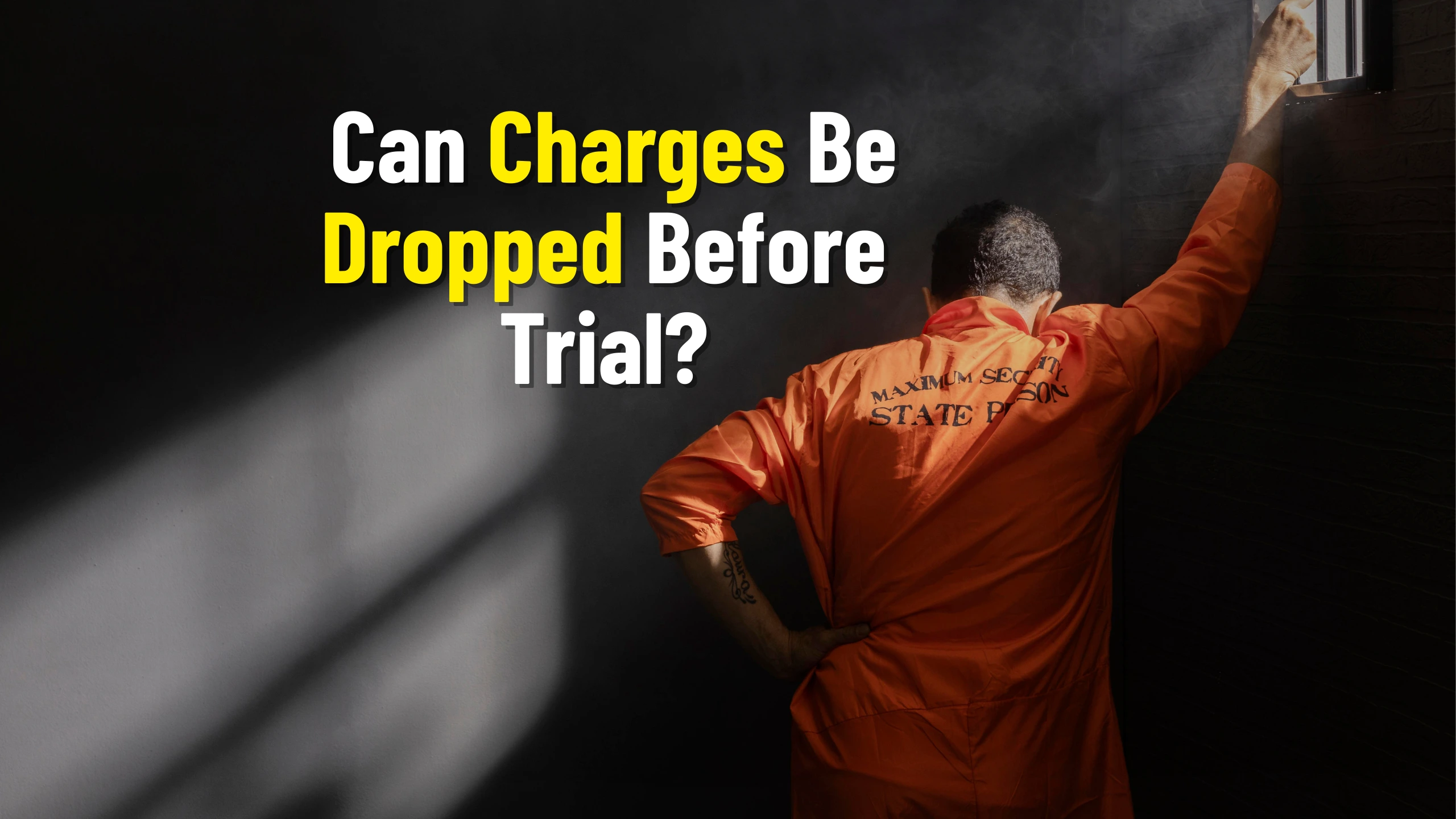 Legal options for dropping charges before trial