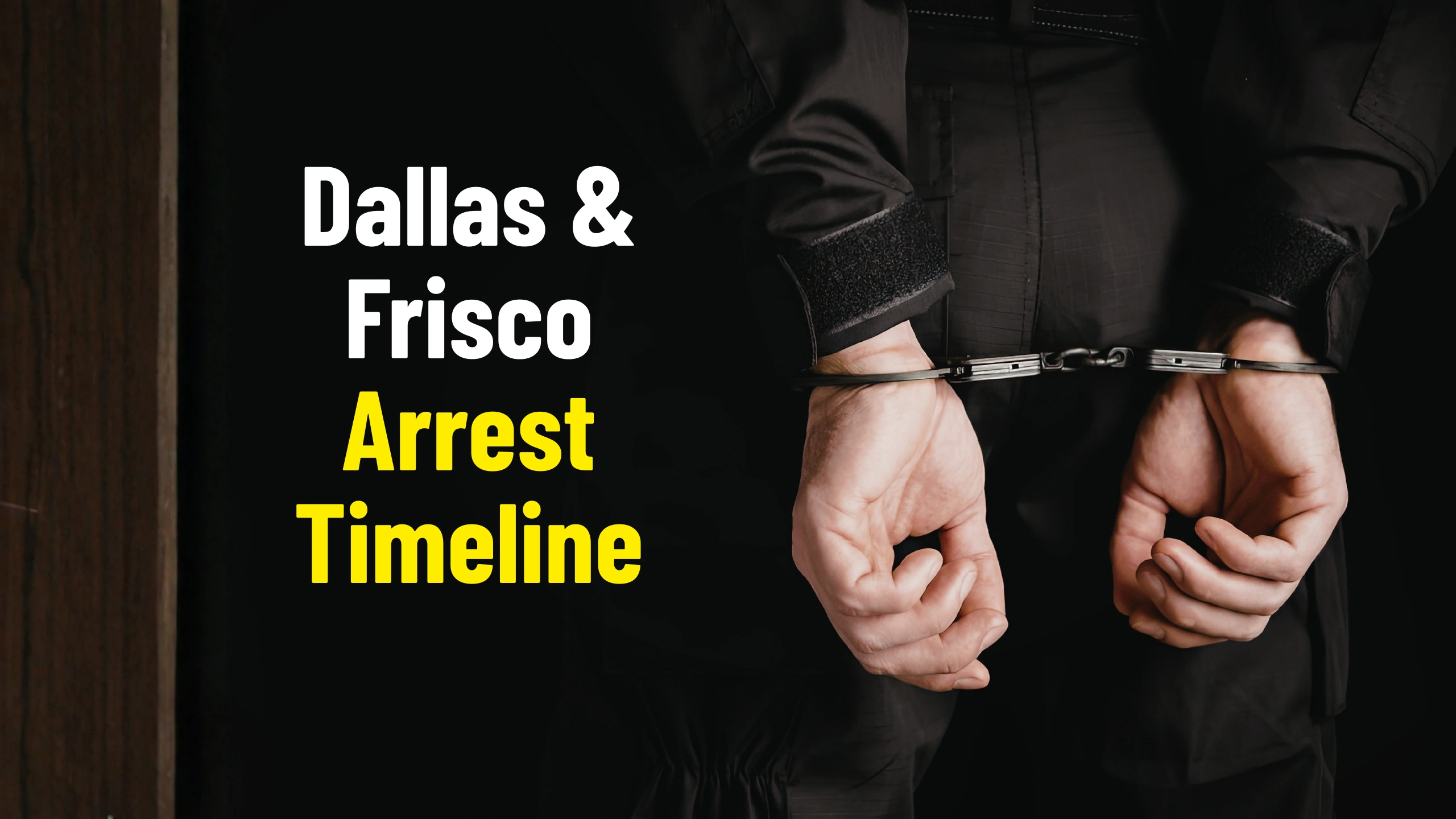 Dallas County jail arrest process