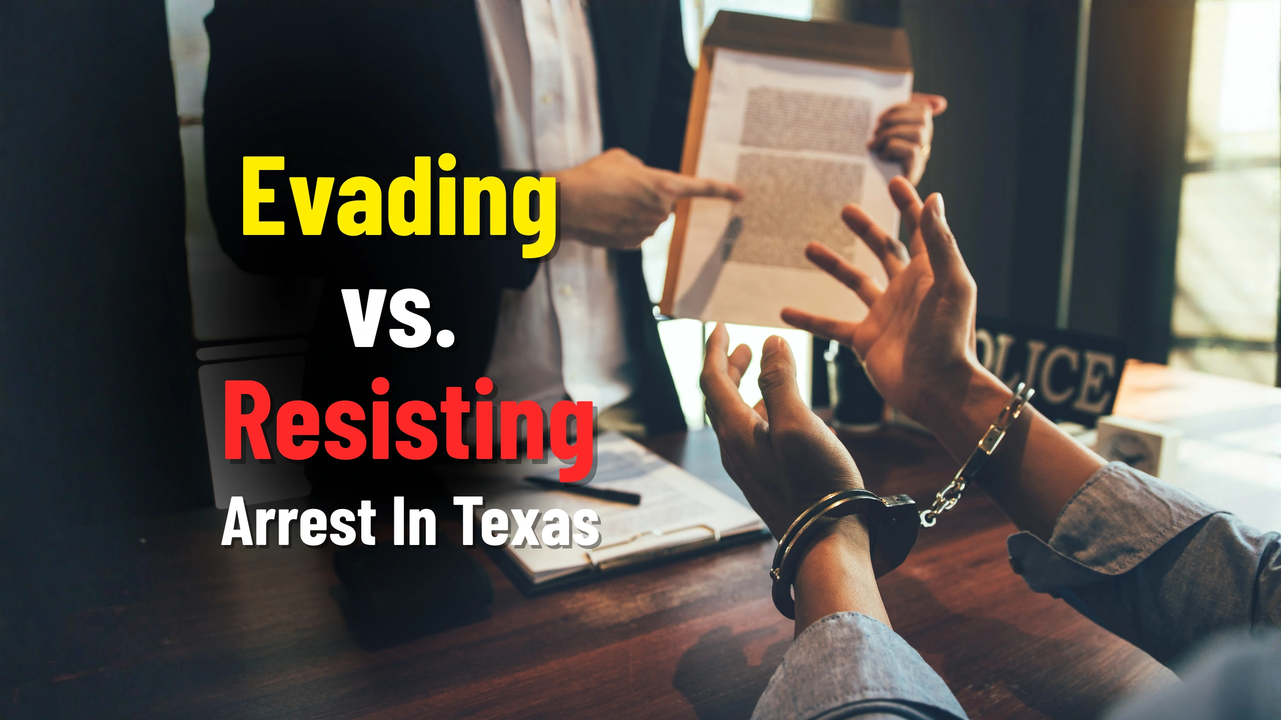 Evading vs. Resisting Arrest In Texas: Knowing Your Rights During A Police Encounter