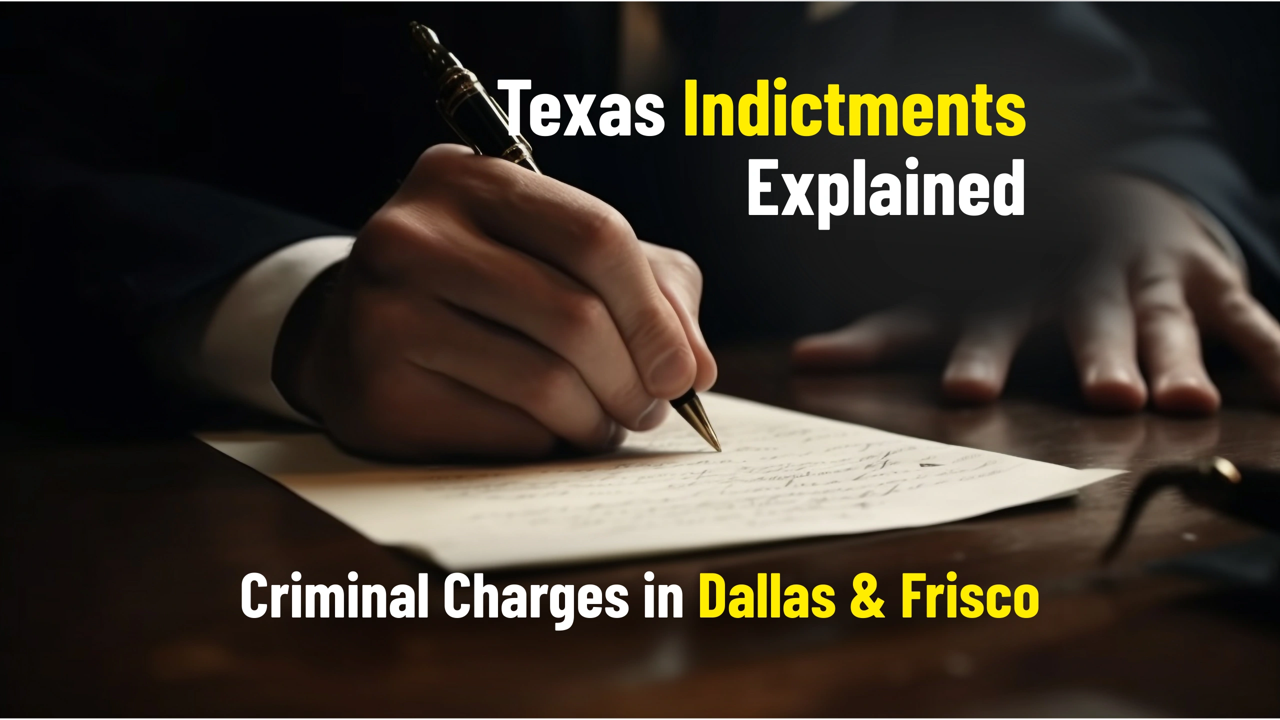 Texas Indictments Explained Navigating Criminal Charges In Dallas and Frisco