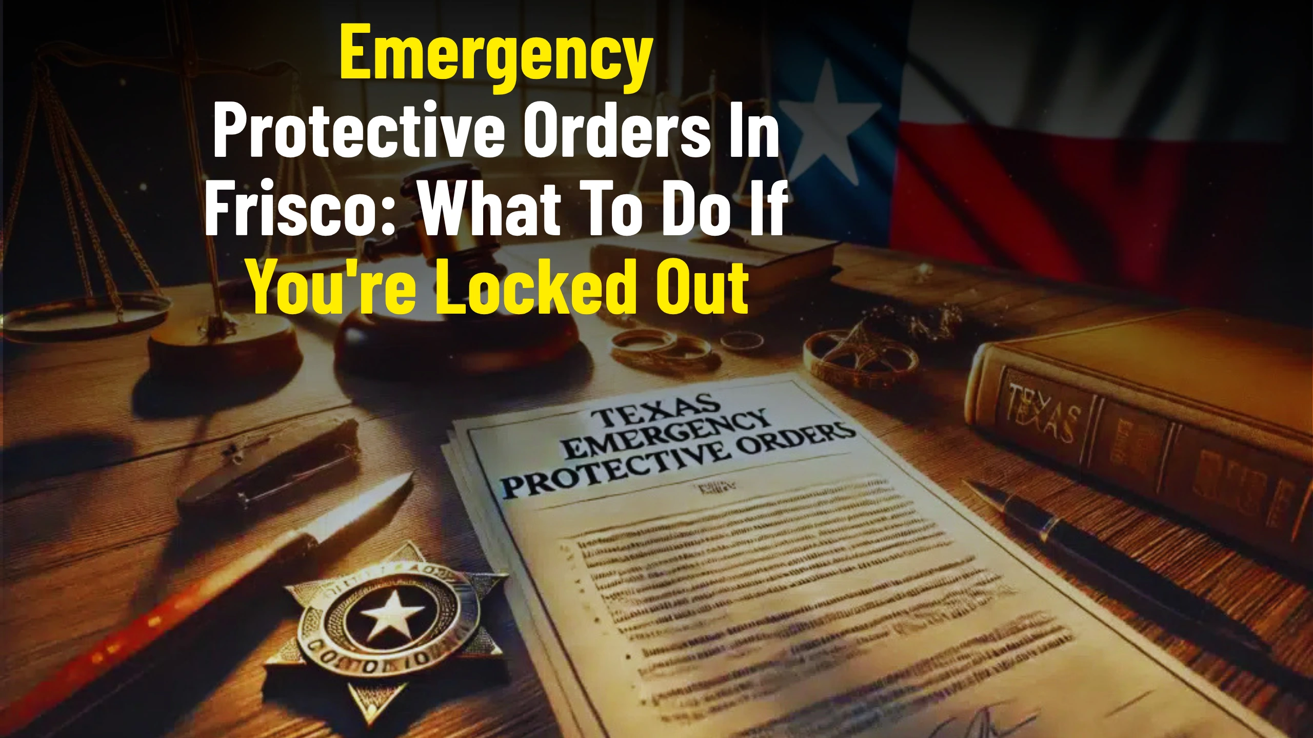 Emergency protective order Frisco TX