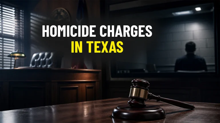 Homicide charges in Texas