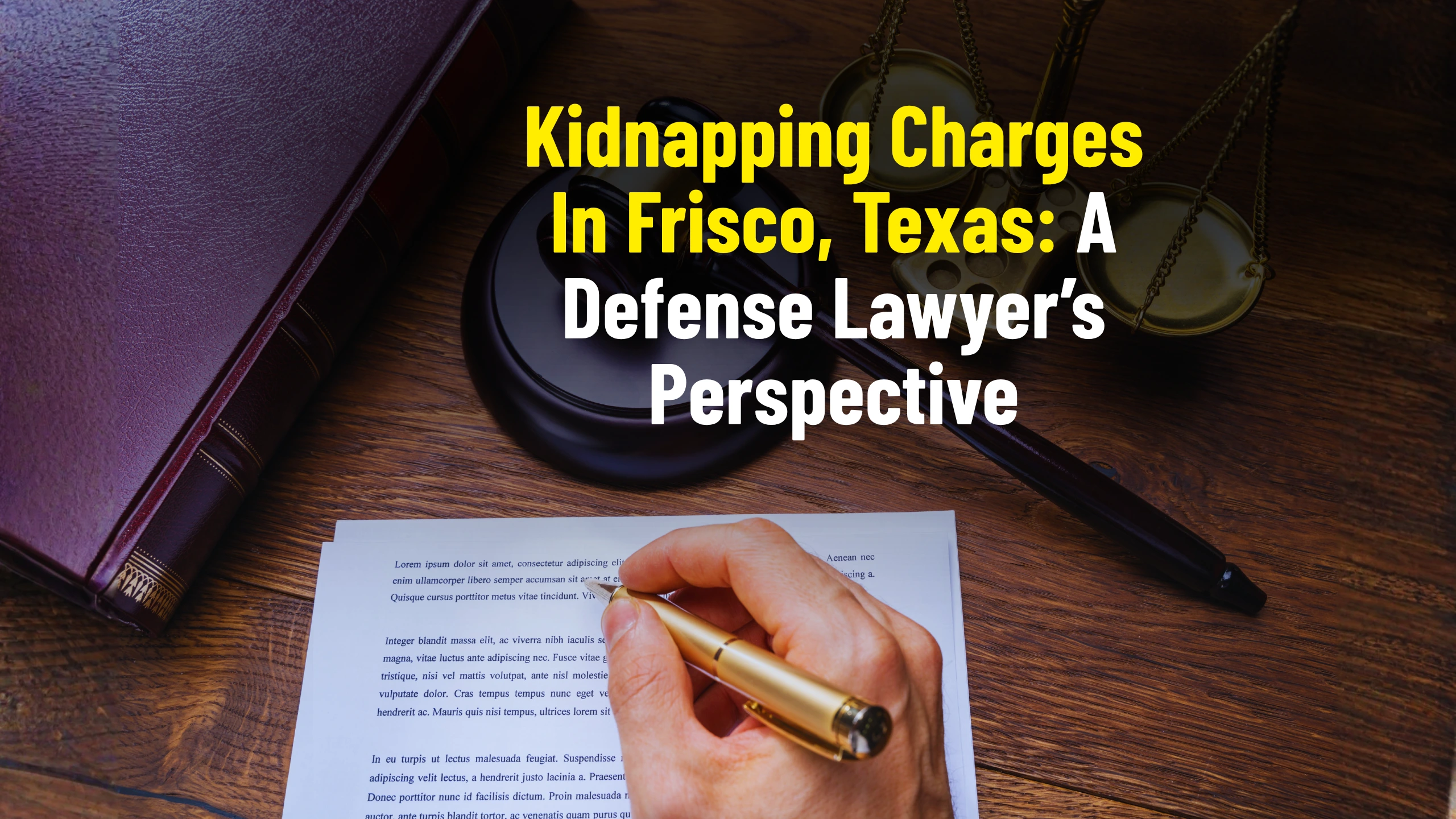 Kidnapping charges in Frisco