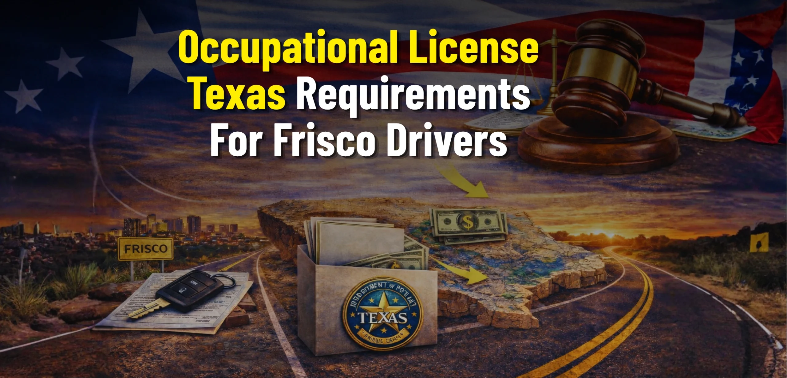 Occupational driver's license Texas
