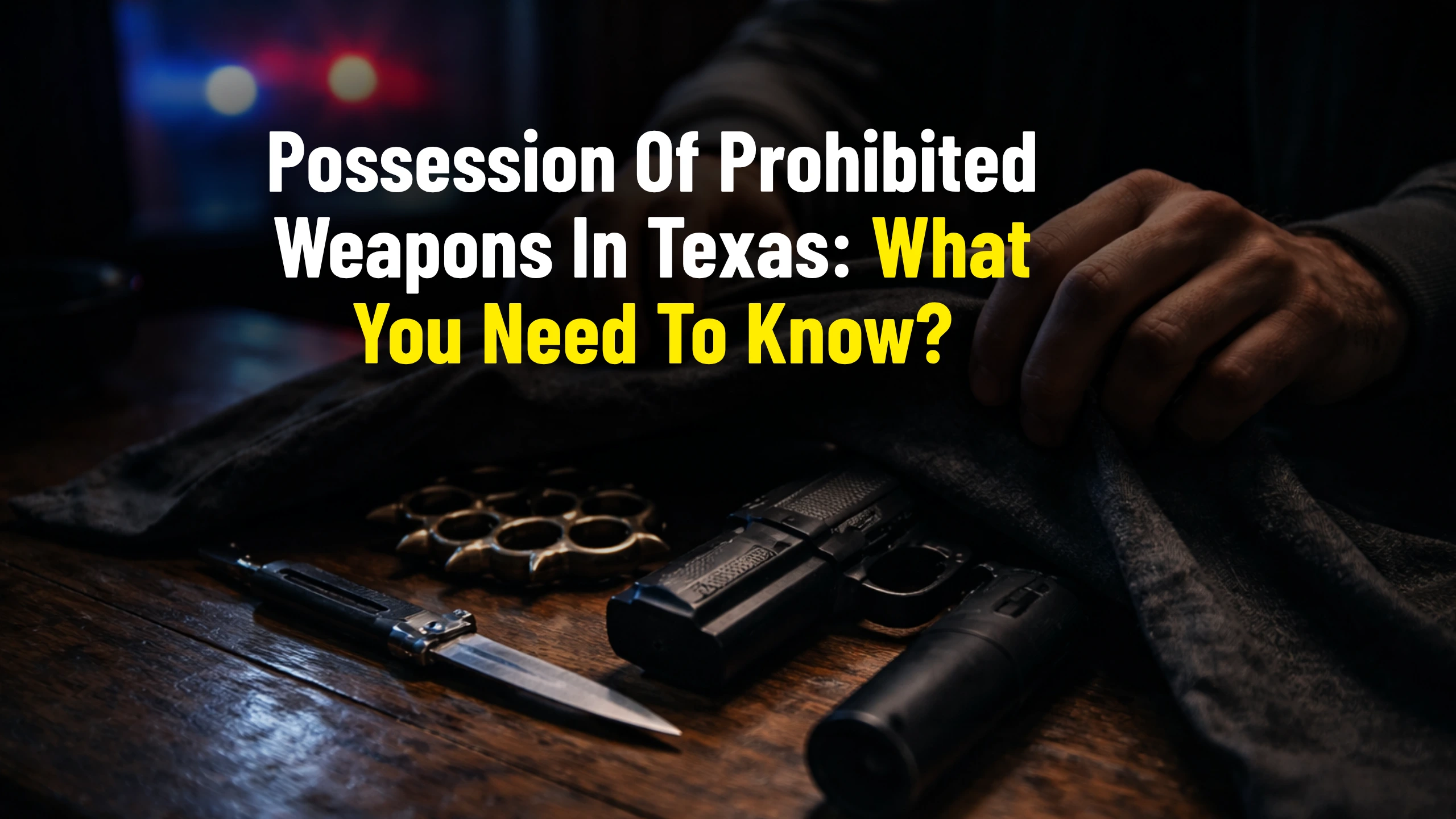 Possession of prohibited weapons in Texas