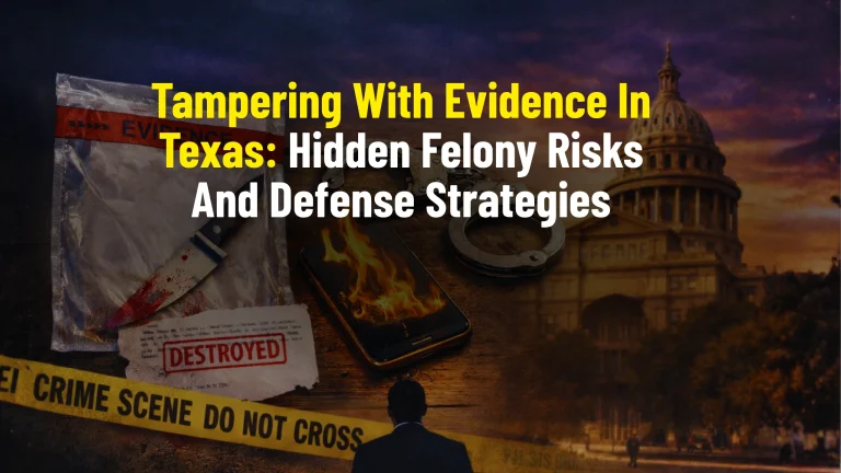 Tampering with evidence Texas